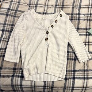 Marshalls Cream Button-Down Kids Shirt